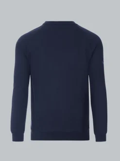 Sweatshirt mit angerauter Innenseite Navy
