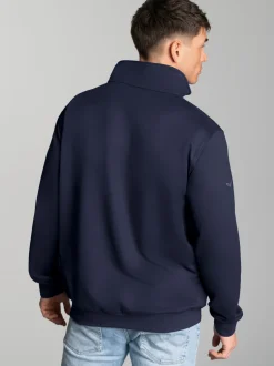 Sweatshirt mit Reißverschluss Navy