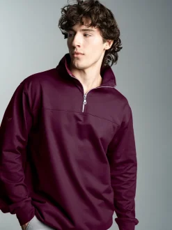 Sweatshirt mit Reißverschluss Sangria