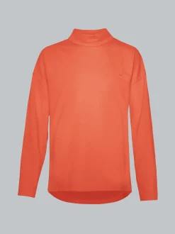 Sweatshirt mit Stehkragen Peach
