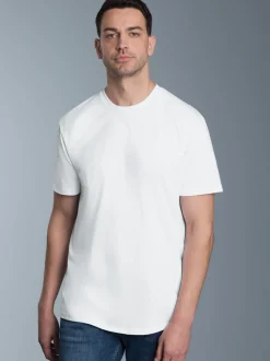 T Shirt aus Biobaumwolle Weiss