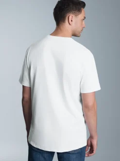 T Shirt aus Biobaumwolle Weiss