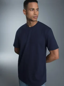T Shirt aus Biobaumwolle Navy