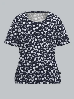 T Shirt mit Allover-Druck 