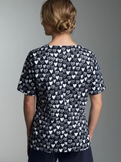 T Shirt mit Allover-Druck 