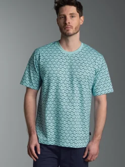 T Shirt mit Allover-Muster 