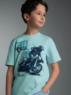 T Shirt mit Printmotiv 
