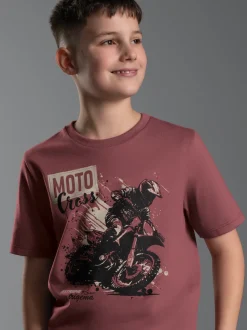 T Shirt mit Printmotiv 