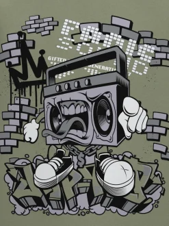 T Shirt mit Printmotiv 