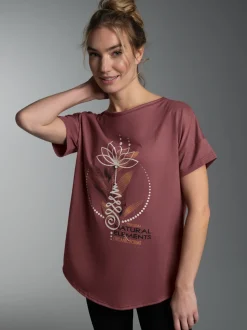 T Shirt mit Printmotiv 