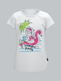 T Shirt mit Printmotiv 