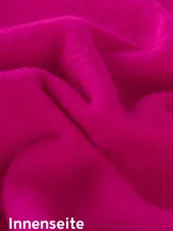 Taillierte Fleecejacke Magenta