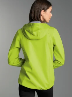 Taillierte Softshell–Kapuzenjacke Lemon