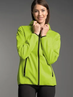 Taillierte Softshell–Kapuzenjacke Lemon