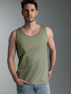 Trägershirt aus 100% Baumwolle Salbei