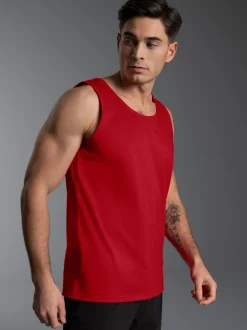 Trägershirt aus 100% Baumwolle Kirsch