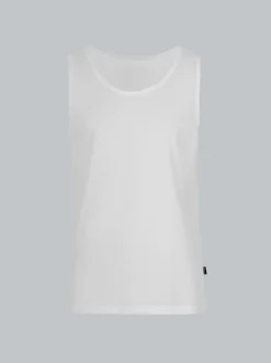 Trägershirt aus 100% Baumwolle Weiss