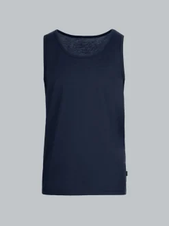 Trägershirt aus 100% Baumwolle Navy