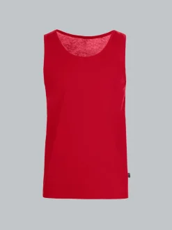 Trägershirt aus 100% Baumwolle Kirsch