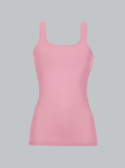Trägershirt aus Polyamid/Elastan Lilie