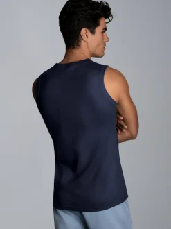 Trägershirt aus Single-Jersey Navy
