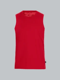 Trägershirt aus Single-Jersey Kirsch