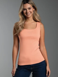 Trägershirt mit Swarovski® Kristallen Puder