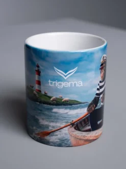 trigema Tasse Kapitän Charly Weiss