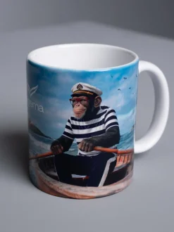 trigema Tasse Kapitän Charly Weiss