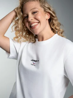 trigema x JOSEF P Heavy Oversized T-Shirt Weiss