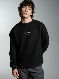 trigema x JOSEF P Sweatshirt Schwarz