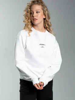 trigema x JOSEF P Sweatshirt Weiss