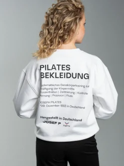 trigema x JOSEF P Sweatshirt Weiss