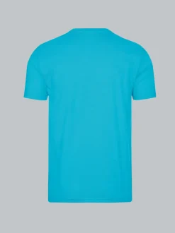 T-Shirt aus 100% Baumwolle Azur
