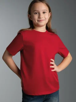 T-Shirt aus 100% Baumwolle Kirsch