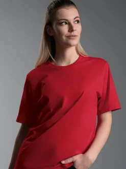 T-Shirt aus 100% Baumwolle Kirsch