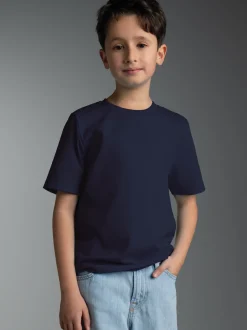 T-Shirt aus 100% Baumwolle Navy