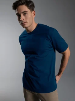 T-Shirt aus 100% Baumwolle Night-blue