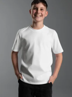 T-Shirt aus 100% Baumwolle Weiss