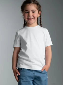 T-Shirt aus 100% Baumwolle Weiss
