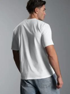 T-Shirt aus 100% Baumwolle Weiss