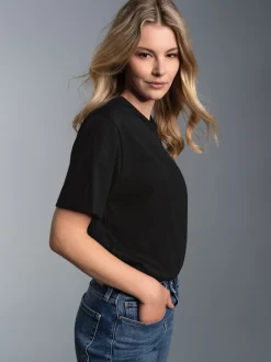 T-Shirt aus 100% Biobaumwolle Schwarz
