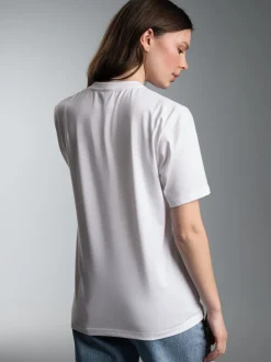T-Shirt Charlys Luftschiff Weiss