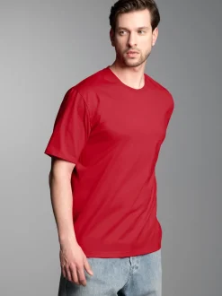T-Shirt DELUXE Baumwolle Kirsch