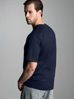 T-Shirt DELUXE Baumwolle Navy