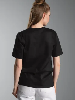 T-Shirt DELUXE Baumwolle Schwarz
