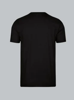 T-Shirt DELUXE Baumwolle Schwarz