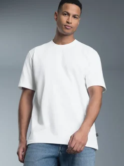 T-Shirt DELUXE Baumwolle Weiss