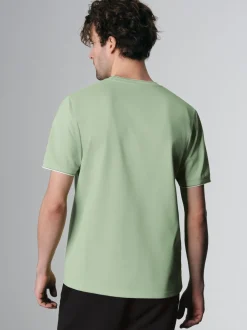 T-Shirt in Piqué-Qualität Green tea