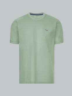 T-Shirt in Piqué-Qualität Green tea